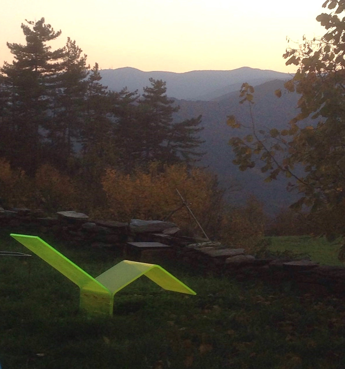 Chaise Lounge in plexiglass