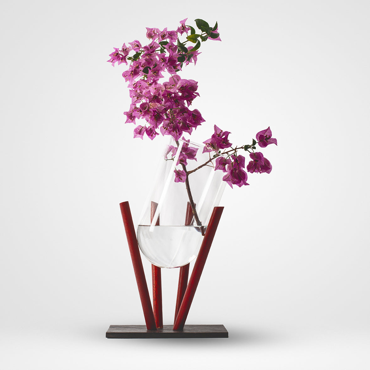 Vaso fiori in vetro Bell Maxi