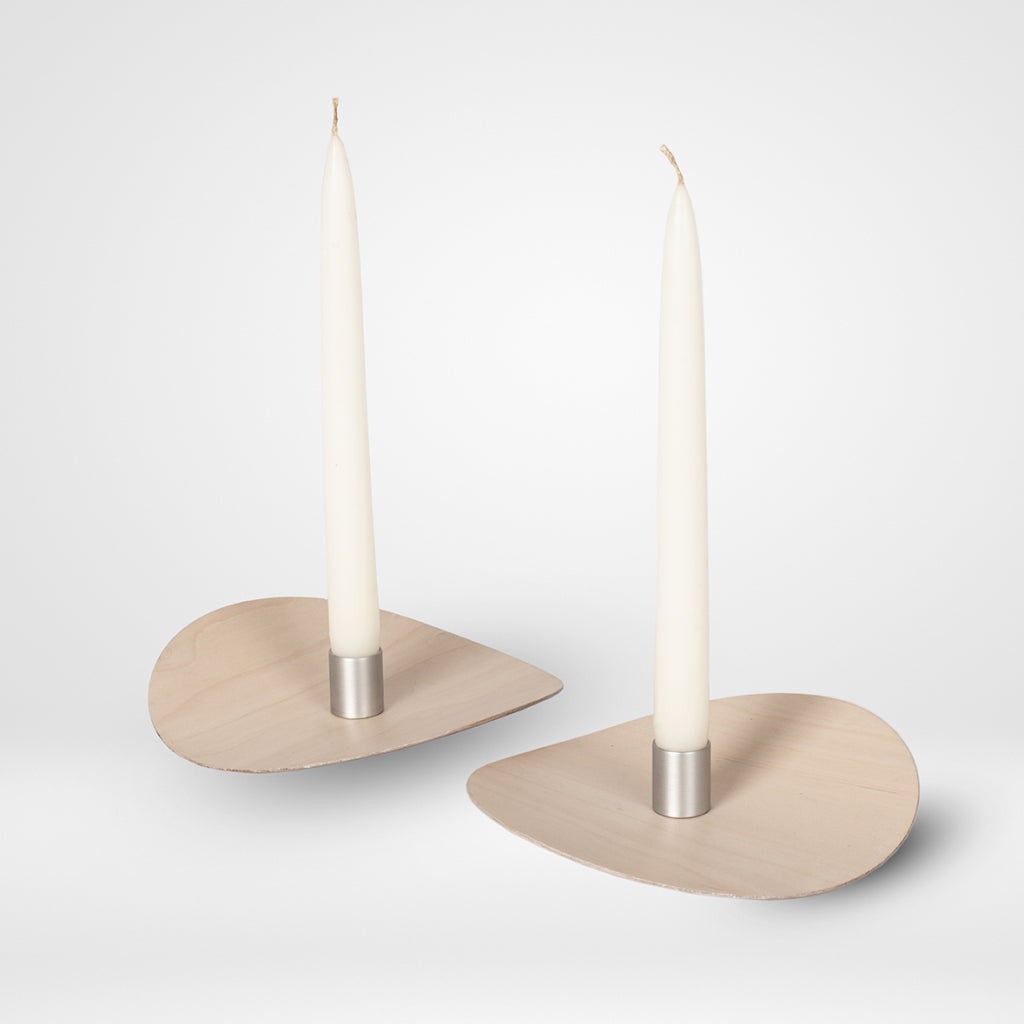 Candeliere leggero in legno di betulla finlandese