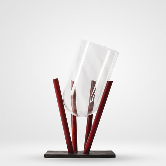 Vaso fiori in vetro Bell Maxi