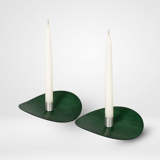 Light candlestick made of Finnish birch wood